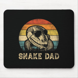 Tapis De Souris Vintage Serpent Papa Amoureux des Serpents Papa Fê