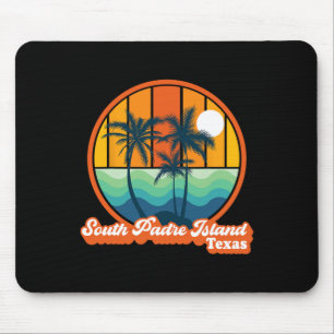 Tapis De Souris Vintage South Padre Island Texas Summer 90s Beach