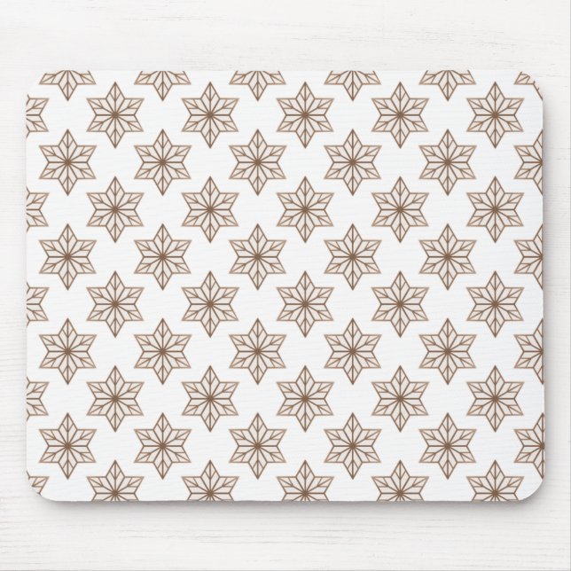 Tapis De Souris Vintage Starburst Mousepad, Latte (Devant)