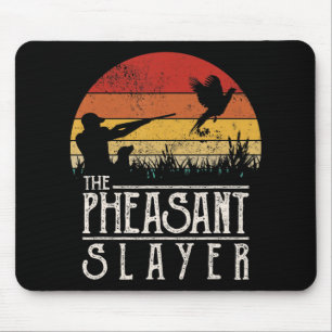 Tapis De Souris Vintage Sunset Retro Style Pheasant Chasse Pheasa