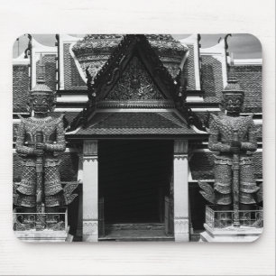 Tapis De Souris Vintage Thaïlande Bangkok Wat Phra Kaew Demon