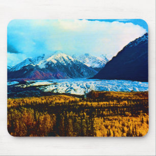 Tapis De Souris Vintage USA Alaska Matanuska glacier