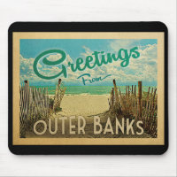 Vintage voyage de plage de Banks