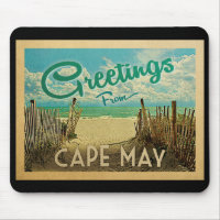 Vintage voyage de plage du Cap May