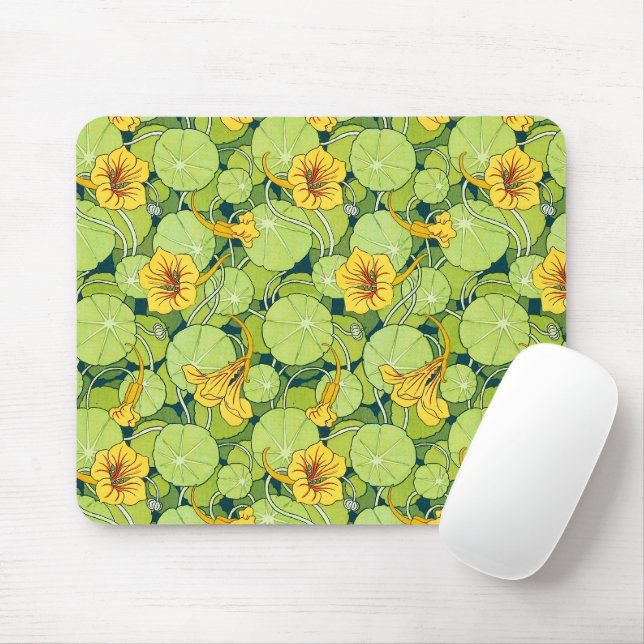 Tapis De Souris Vintage Waterlilies (Avec souris)