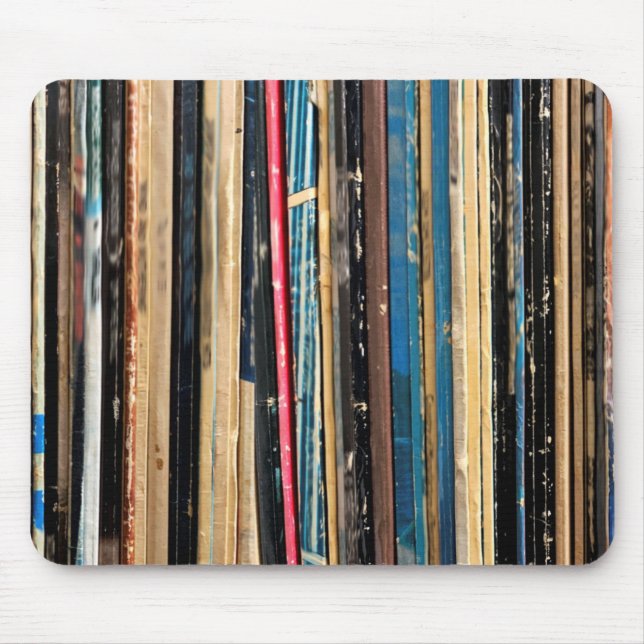 Tapis De Souris Vinyl Record Collector DJ Music Lovers Cadeau (Devant)