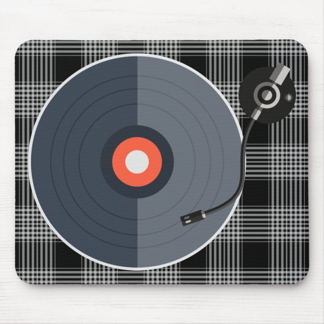 Tapis De Souris Vinyl Record Mousepad (Devant)