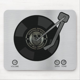 Tapis De Souris Vinyle du nord d'âme sur la plaque tournante