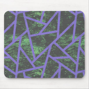 Tapis De Souris Violet and green mosaic pattern