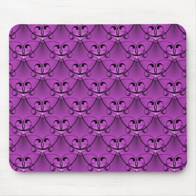 Tapis De Souris Violet classique Glam Mousepad (Devant)