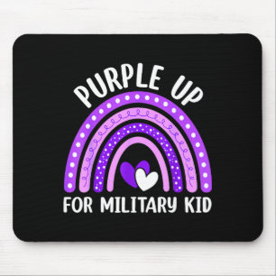 Tapis De Souris Violet pour les enfants de militaires tout-petits