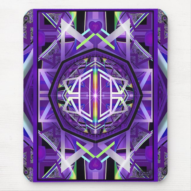 Tapis De Souris Violet W3 (Devant)