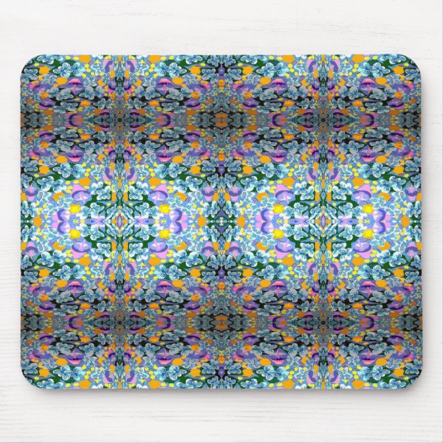 Tapis De Souris Violets Et Lampes (Devant)