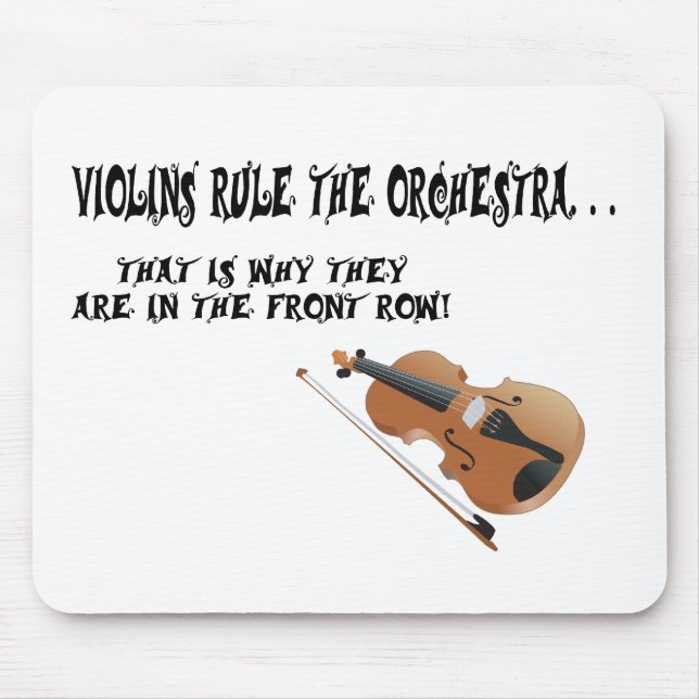 Tapis De Souris Violins.Rule l'orchestre (Devant)