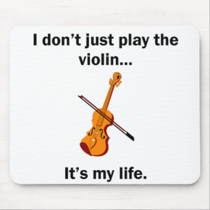 Tapis De Souris Violon c'est ma vie