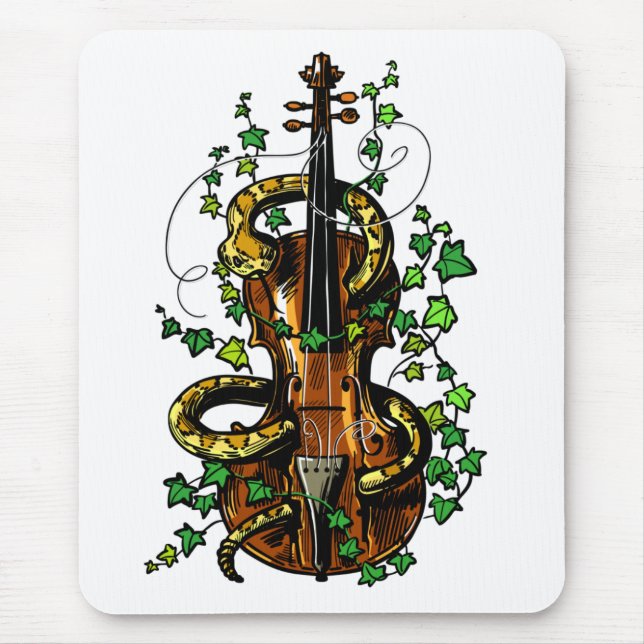 Tapis De Souris Violon et serpent (Devant)