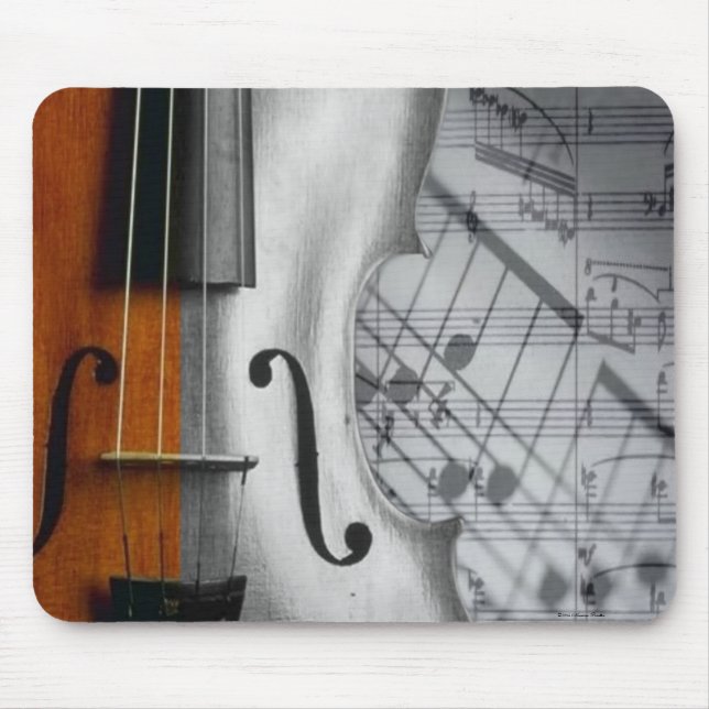 Tapis De Souris Violon Mousepad (Devant)