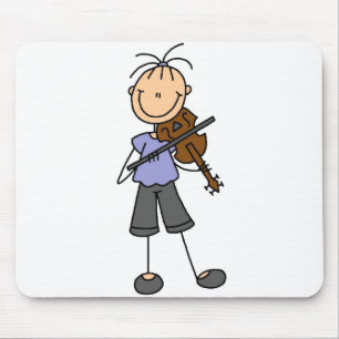 Tapis de Souris Violon Personnage Bâton