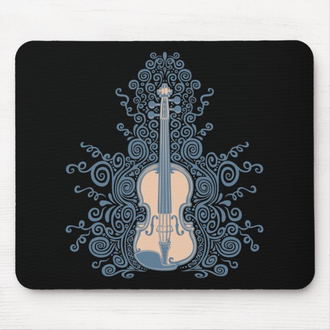 Tapis De Souris Violon tourbillonnant (Devant)
