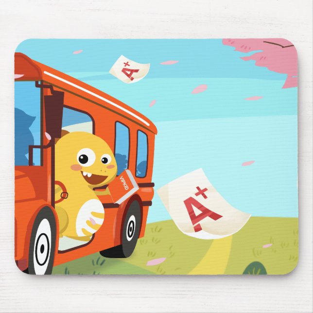 Tapis De Souris VIPKID de nouveau à l'école Mousepad (Devant)