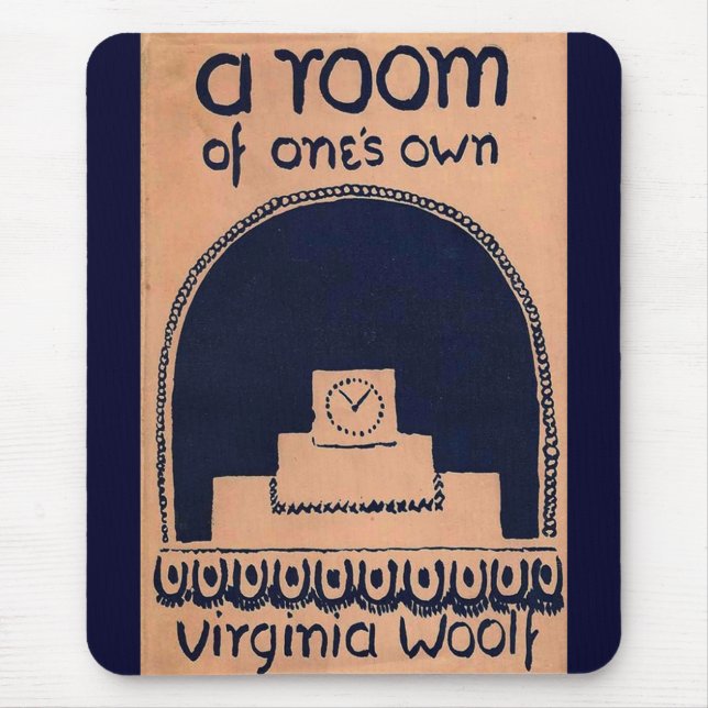 Tapis De Souris Virginia Woolf couverture d'un livre une salle de  (Devant)