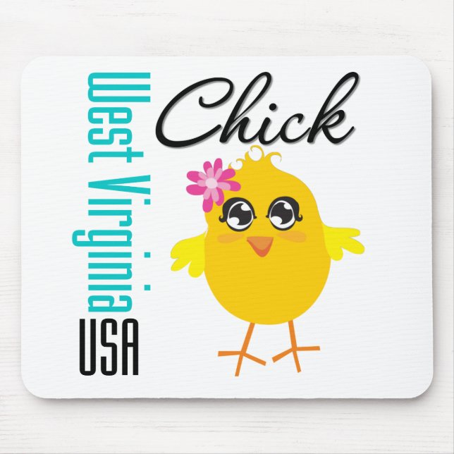 Tapis De Souris Virginie-Occidentale USA Chick (Devant)