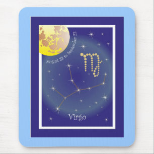 Tapis De Souris Virgo 23 août au 23 septembre Mauspad