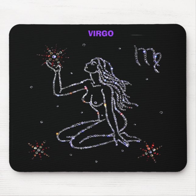 Tapis De Souris Virgo Astrologie Mousepad (Devant)