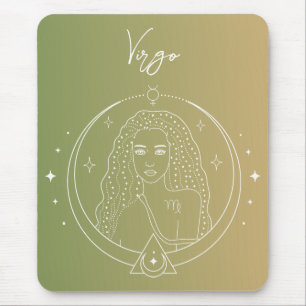 Tapis De Souris Virgo zodiaque horoscope étoile signe dégradé