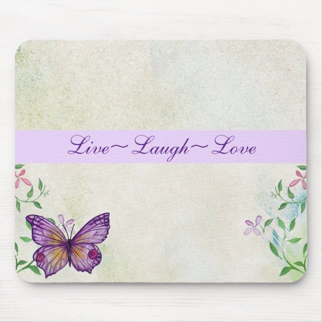 Tapis De Souris Vis, Rires, Amour (Devant)