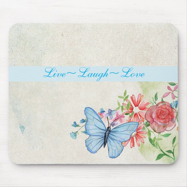 Tapis De Souris Vis, Rires, Amour (Devant)