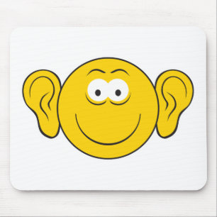 Tapis De Souris Visage aux grandes oreilles