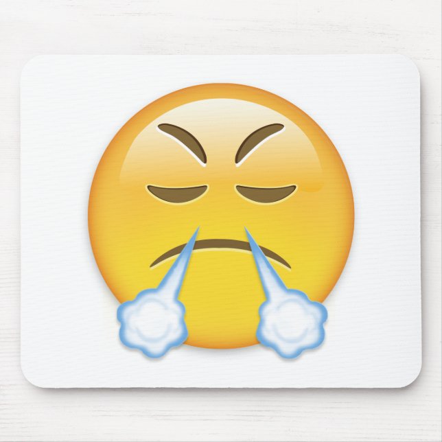 Tapis De Souris Visage avec le regard de Triumph Emoji (Devant)