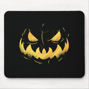 Tapis De Souris Visage citrouille