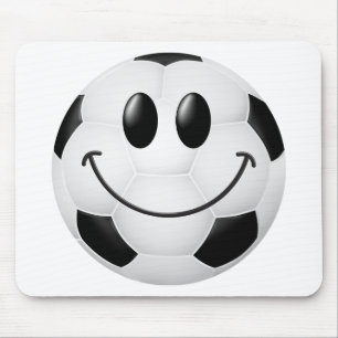 Tapis De Souris Visage de ballon de football