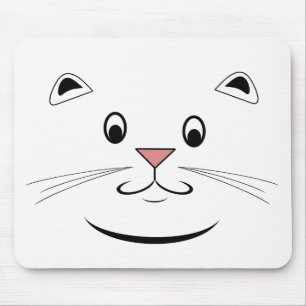Tapis De Souris Visage de chat Kitty