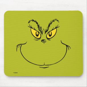 Tapis De Souris Visage de Grinch qui a volé Noël