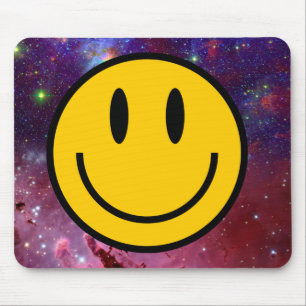 Tapis De Souris Visage de sourire Galaxy