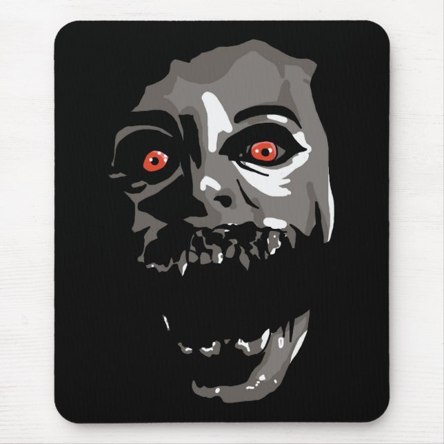 Tapis De Souris Visage d'effroi (Devant)