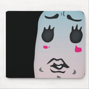 Tapis De Souris Visage drôle