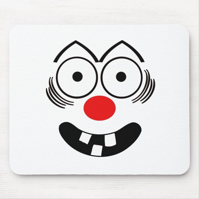 Tapis De Souris Visage drôle (Devant)