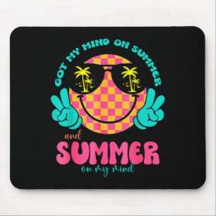 Tapis De Souris Visage heureux groove ambiance estivale à l'esprit
