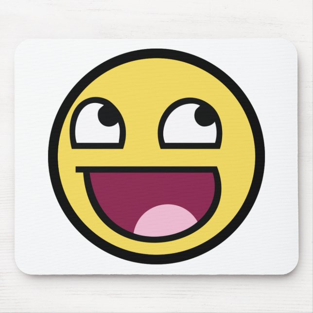 Tapis De Souris Visage impressionnant (Devant)