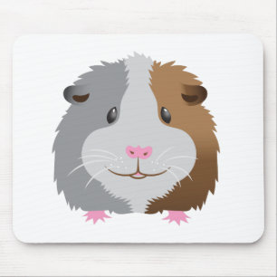 Tapis De Souris visage mignon de cobaye