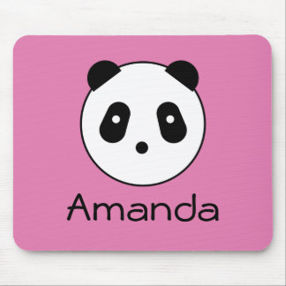 Tapis De Souris Visage mignon de panda de ~ de Kawaii