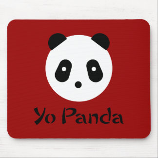 Tapis De Souris Visage mignon de panda de ~ de Kawaii