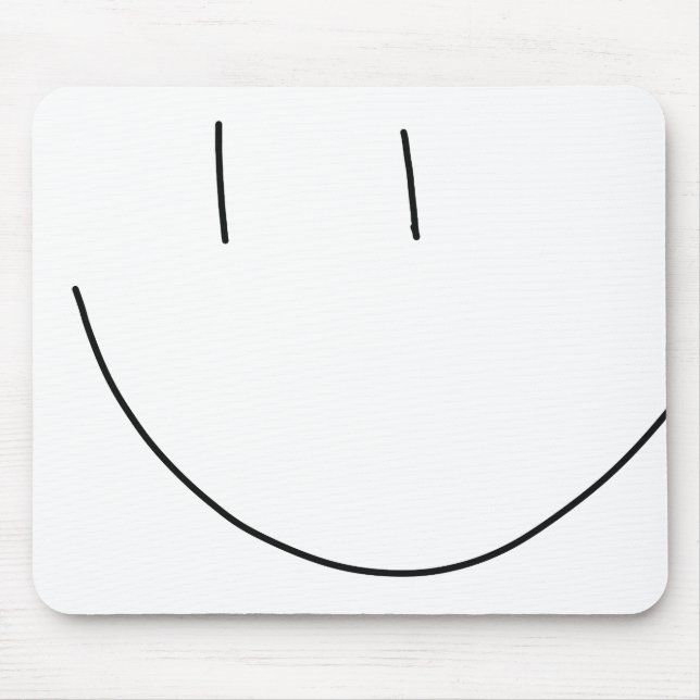Tapis De Souris Visage souriant (Devant)
