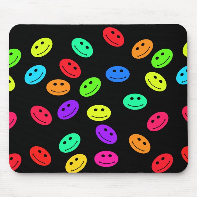Tapis De Souris Visage souriant Mousepad (Devant)