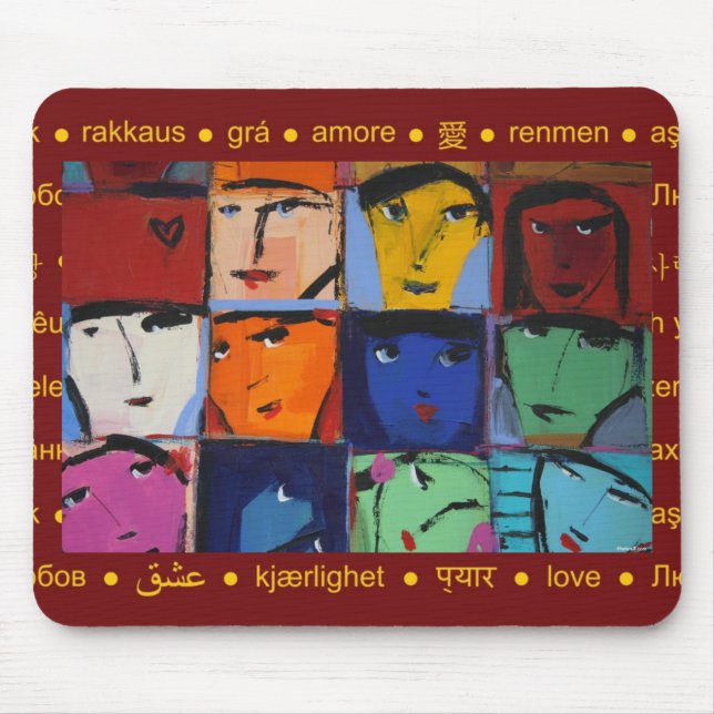 Tapis De Souris Visages (Devant)
