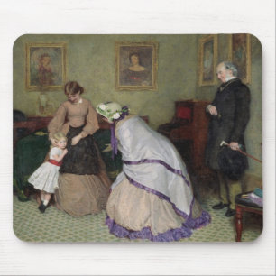 Tapis De Souris Visages étranges (la semaine et bodycolour sur le